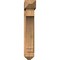 Ekena Millwork Imperial Arts and Crafts Smooth Bracket w/ Offset Brace, Western Red Cedar, 7 1/2"W x 30"D x 42"H BKT0806X30X42IMP03SWR - alternate 2